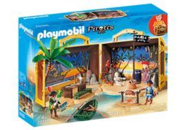 PLAYMOBIL ISLA PIRATA MALETIN