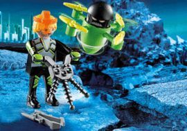 PLAYMOBIL AGENTE CON DRON