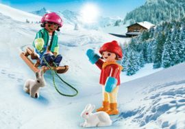 PLAYMOBIL NI?OS CON TRINEO