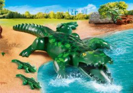 PLAYMOBIL COCODRILO CON BEBES