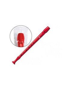 FLAUTA HOHNER 9508 ROJA FUNDA VERDE Y TRANSPARENTE