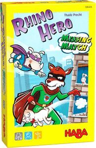 JUEGO HABA RHINO HERO- MISSING MATCH