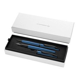 SET BOLIGRAFO Y PLUMA PELIKAN JAZZ NOBLE AGUAMARIN