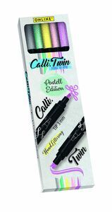 ROTULADOR ONLINE CALLI.TWIN 5 COLORES PASTEL