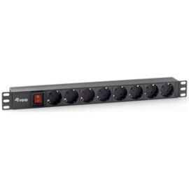 REGLETA EQUIP RACK 19 1U 8 TOMAS 3500W INTERRUPTOR