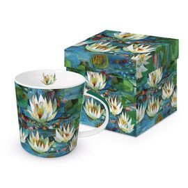 TAZA NELUMBO + CAJA REGALO
