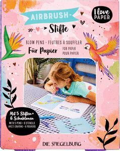 SET AEROGRAFOS BLOPENS I LOVE PAPER