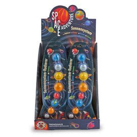 EXPOSITOR 12 BLISTER GOMAS SISTEMA SOLAR 8 PIEZAS