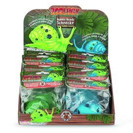 EXPOSITOR 10 CARACOL ESTRUJABLE ZOO