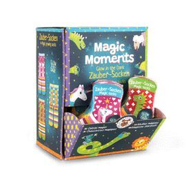 EXPOSITOR 21 CALCETINES MAGICOS FLUORESCENTES TALL