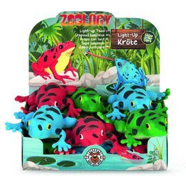 EXPOSITOR 12 SAPO LUMINOSO ZOO BRILLA EN LA OSCURI