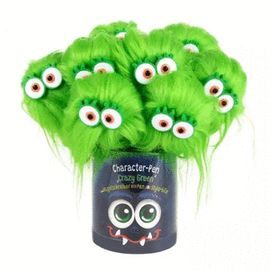 EXPOSITOR 12 BOLIGRAFOS MOUNSTRUO PELUDO CRAZY GRE
