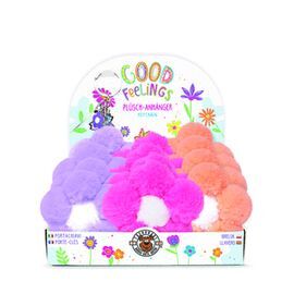 EXPOSITOR 12 LLAVEROS PELUCHE DE FLOR MAODELOS SUR