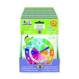 RELOJ EDUCATIVO CON SOPORTE ABC5 2 MODELOS SURTIDO