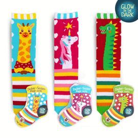 EXPOSITOR 21 CALCETINES MAGICOS FLUORESCENTES TALL