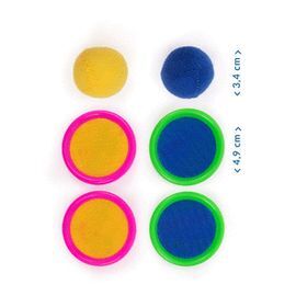 EXPOSITOR 12 MINI JUEGO DE PELOTA DE VELCRO