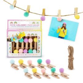 GUIRNALDA PARA FOTOS 11 PINZAS