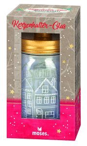BOTE DE CRISTAL CANDELABRO WINTER WONDER COLORES S