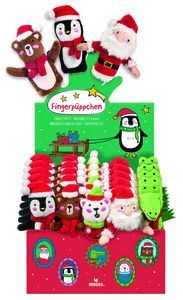 MARIONETAS DEDOS NAVIDAD SUELTAS- SURTIDAS 