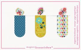 MARCAPAGINAS MAGNETICO MARIPOSAS 6 UNIDADES