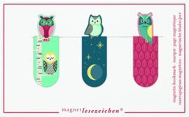 MARCAPAGINAS MAGNETICOS BUHOS