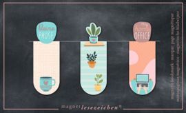 MARCAPAGINAS MAGNETICO HOMEOFFICE 6 UNIDADES