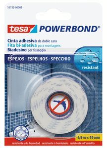 CINTA ADHESIVA TESA DOBLE CARA POWERBOND ESPEJOS 1