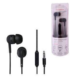 AURICULARES BOTON THOMSON EAR3005 NEGRO