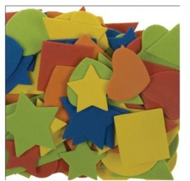 FIGURAS FOAM 100 PIEZAS COLORES Y TAMAÑOS SURTIDOS