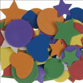 FORMAS PRECOSTADAS AUTOADHESIVAS FOAM 60PZAS SURTI