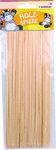 PINCHOS MADERA 20CM 50UNID COLOR NATURAL