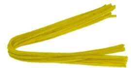 VARILLAS CHENILLE COLOR AMARILLO 15 PIEZAS