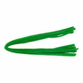 VARILLAS CHENILLE VERDE 50CM X 0.6 MM 15 UNIDADES