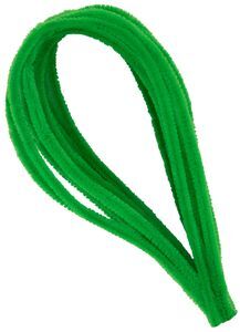 VARILLA CHENILLE COLOR VERDE 15 PIEZAS
