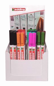 ROTULADOR EDDING 400 EXPOSITOR 24 UDS COLORES SURT
