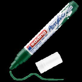 MARCADOR ACRILICO EDDING 5100 TRAZO MEDIO VERDE MU