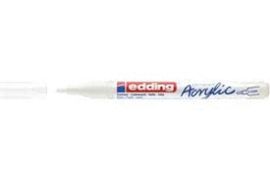 MARCADOR ACRILICO EDDING 5300 TRAZO FINO BLANCO