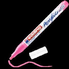 MARCADOR ACRILICO EDDING 5300 TRAZO FINO ROSA NEON