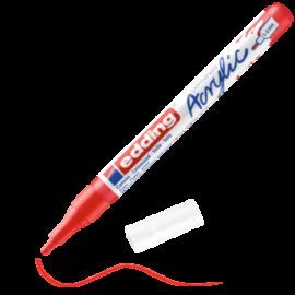 MARCADOR ACRILICO EDDING 5300 TRAZO FINO ROJO TRAF