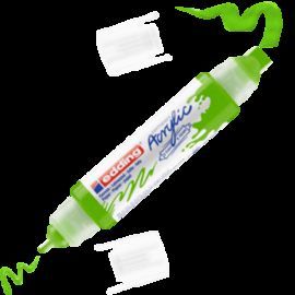 MARCADOR ACRILICO 3D EDDING 5400 VERDE LIMON