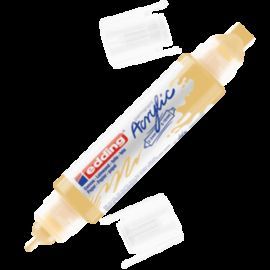 MARCADOR ACRILICO 3D EDDING 5400 AMARILLO PASTEL