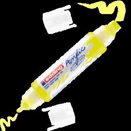 MARCADOR ACRILICO 3D EDDING 5400 AMARILLO NEON