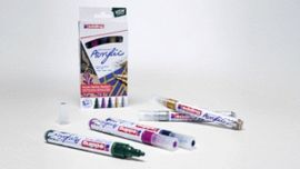 MARCADOR ACRILICO EDDING 5100 TRAZO MEDIO 5 COLOR