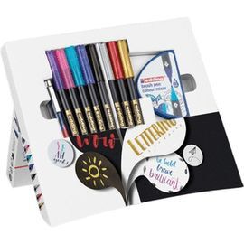 SET ROTULADOR EDDING HAPPY LETTERING