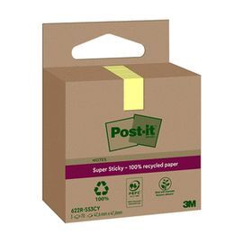NOTA SUPER ADHESIVA POST-IT 47X47MM 3X70H RECICLAD