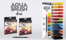 ROTULADOR LYRA AQUA BRUSH DUO EXPOSITOR 80 COLORES