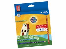 LAPIZ LYRA GROOVE SLIM 24 COLORES SURTIDOS Y SACAP