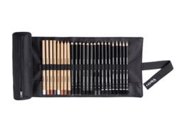 SET ESBOZO LYRA ESTUCHE ENROLLABLE DE TELA 24 UDS