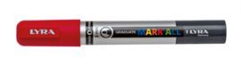 MARCADOR PERMANENTE LYRA MARK ALL 2 MM ROJO