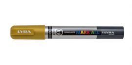 MARCADOR PERMANENTE LYRA MARK ALL 2MM ORO